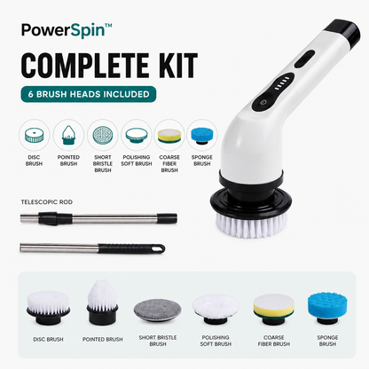 PowerSpin™ Electric Spin Scrubber