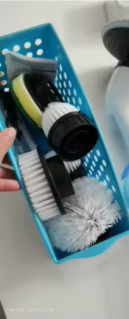 PowerSpin brush attachments photographed by a customer